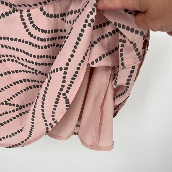 Cabi Sophia Faux Wrap Top Blouse Size 6 Blush Pink Adjustable Straps Peplum 273 - Picture 4 of 11